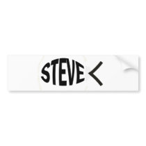 Steve Fish Bumper Sticker bumper stickers
