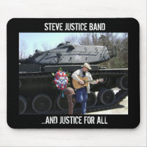 Steve Justice album cover mousepad