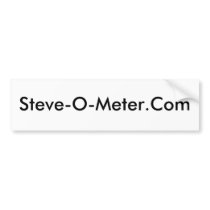 Steve-O-Meter.Com bumper stickers