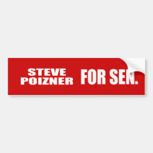 STEVE POIZNER FOR GOVERNOR BUMPER STICKER