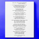 STEVE VEGA POETRY PLAQUE plaques