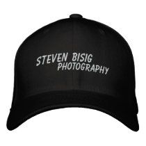Steven Bisig Photography - Black Hat Embroidered Hat