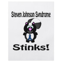 Steven Johnson Stinks Skunk Awareness Design Personalized Flyer