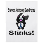 Steven Johnson Stinks Skunk Awareness Design flyers