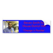 Steven Smith for House Bumper Sticker