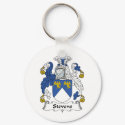 Stevens Family Crest keychains