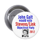 Stevens/Link Objectivist Pary 2012 Pins