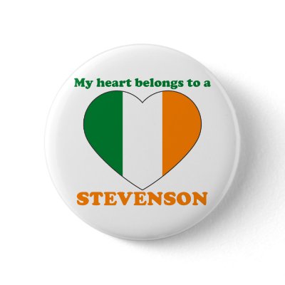 Stevenson Pinback Buttons by ValentinesDayTshirts