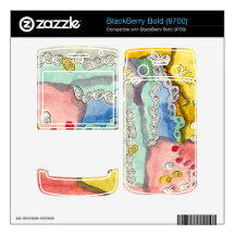 Steve's Abstract Doodle Blackberry Bold 9700 Skin