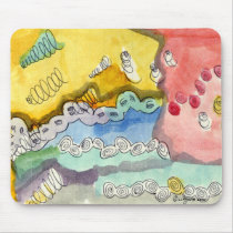 Steve's Abstract Doodle Mouse Pad