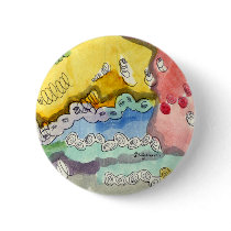 Steve's Abstract Doodle Pinback Button