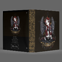 "Stevie" Gothic Super Star Angel Art Binder by mykajelina "Stevie" Gothic Super Star Angel Art Binder