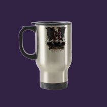 "Stevie" Gothic Tattoo Angel Travel Mug