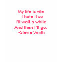stevie smith poetry t-shirts