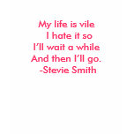 stevie smith poetry t-shirts