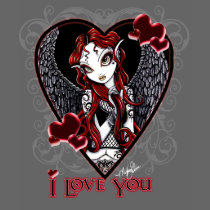 Stevie Valentine's Day I Love You Angel Top t-shirts