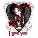 Stevie Valentine's Day I Love You Angel Top t-shirts