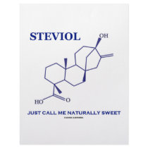 Steviol (Chemistry) Just Call Me Naturally Sweet Letterhead Design