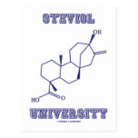Steviol University (Chemistry Molecule Humor) Postcard