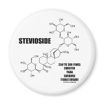 Stevioside 250 To 300 Times Sweeter Than Sucrose magnets