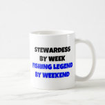 Stewardess by Week Fishing Legend By Weekend Mugs