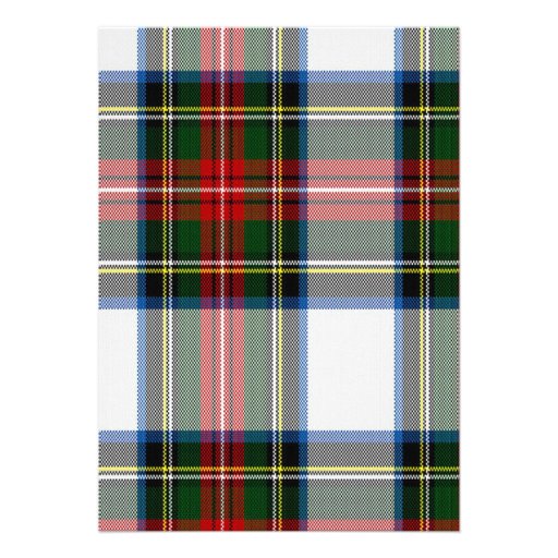 Stewart Dress Tartan Plaid Wedding Invitation