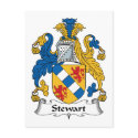 Stewart Family Crest postcards