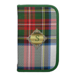 Stewart Plaid Monogram Mini Folio planners