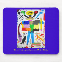 Stewart the Living Amalgamation of Project ReEntry Mouse Pad