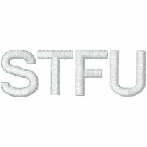 STFU embroidered shirts