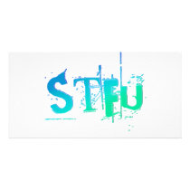 STFU PHOTO CARD TEMPLATE