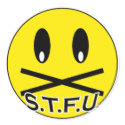 STFU Sticker