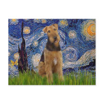 Stgarry Night - Airedale Terrier (#1) Post Cards