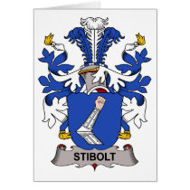 Stibolt Family Crest cards