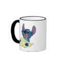 Stich Playing in Sand Disney mugs