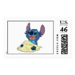 Stich Playing in Sand Disney Stamps