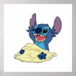 Stich Playing in Sand Disney posters
