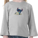 Stich Playing in Sand Disney t-shirts