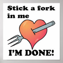 stick a fork in heart im done print