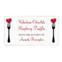 Stick a Fork in my Heart Valentines Baking Label
