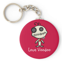 Stick a Pin in Valentine's Day and be Done With It Keychain