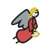 Stick Angel embroidered shirts