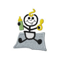 Stick Baby embroidered shirts by ZazzleEmbroidery Stick Baby embroidered shirts