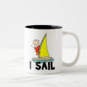 Stick Boy I Sail mugs by toddlersplace Stick Boy I Sail mugs