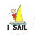 Stick Boy I Sail stickers by toddlersplace Stick Boy I Sail stickers