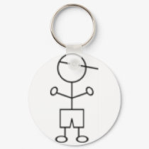 stick boy keychain by twinacious stick boy keychain