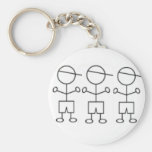 stick boy keychain triplet boys