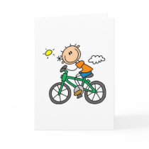 Stick Boy Riding Bicycle cards