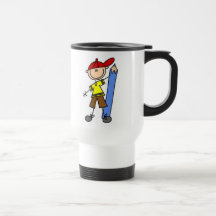 Stick Boy With Pencil Mug
