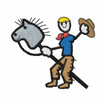 Stick Cowboy embroidered shirts by ZazzleEmbroidery Stick Cowboy embroidered shirts
